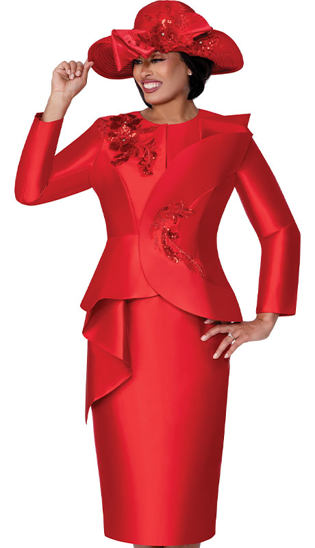 GMI G400572-RED Ladies Church Suit