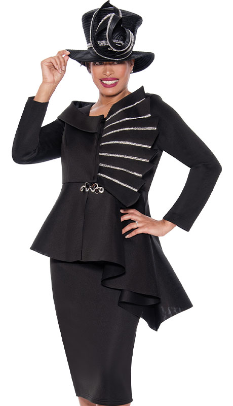 GMI 9882-BLK-IH Ladies Church Suit