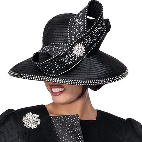 GMI 400642-BLK-H-QS Church Hat