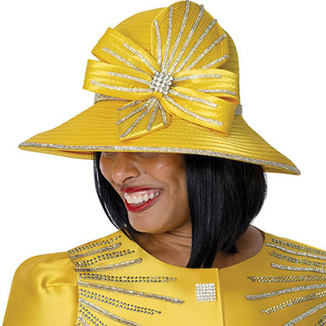 GMI 401742-YEL-H-IH Church Hat