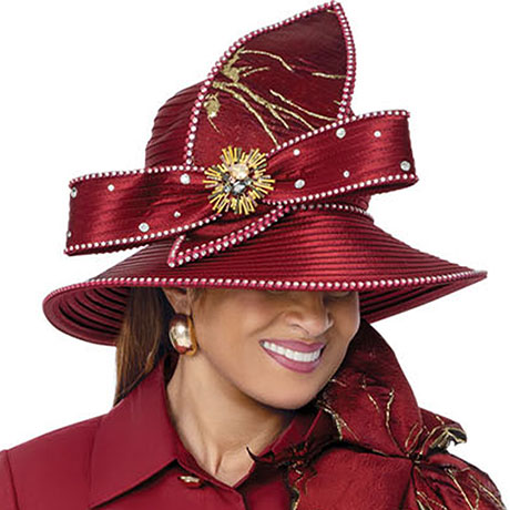 Dorinda Clark Cole 310432-BUR-H-IH Church Hat