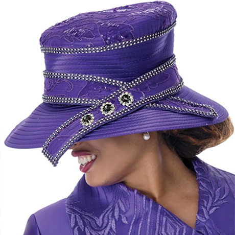 GMI 402012-PUR-H-IH Church Hat