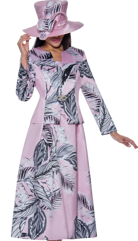 Ladies Church Suit 9772-PNK-QS GMI
