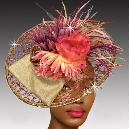 Honeycomb FA3140-spice Church Fascinator