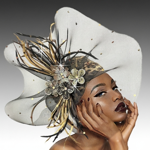 Church Hat 3362-LEOPARD TROPICANA