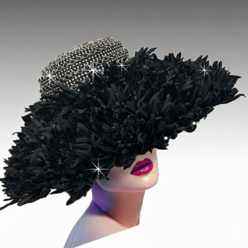 Church Hat 3409- AMALFI-BLACK