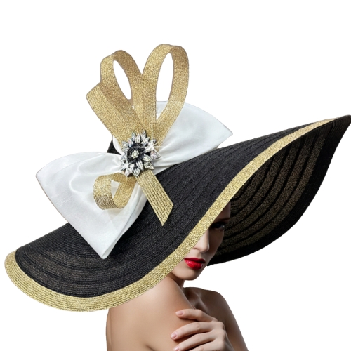 Church Hat 3450 The Wave BLACK-GOLD