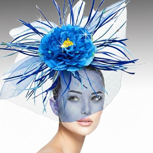 FA3463 SINGAPORE-ROYAL Church Fascinator