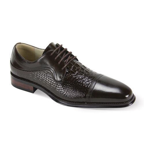 Giovanni Leather Dress Shoes-MATTIAS-CH-BRO