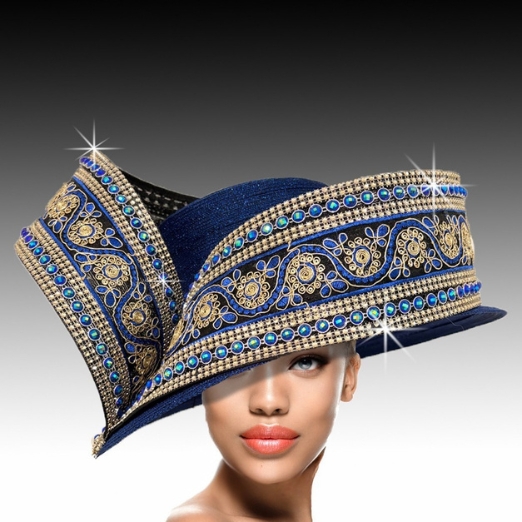 2820 LAYLA-ROYAL ( Sculptural Large Brim )