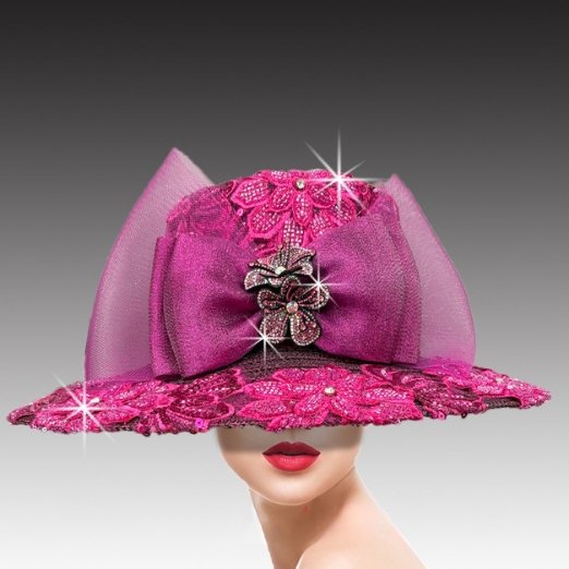 Church Hat 3237 MIKA-Fuchsia