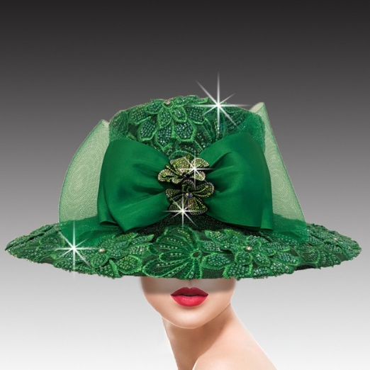 Church Hat 3237-QS MIKA-Emerald