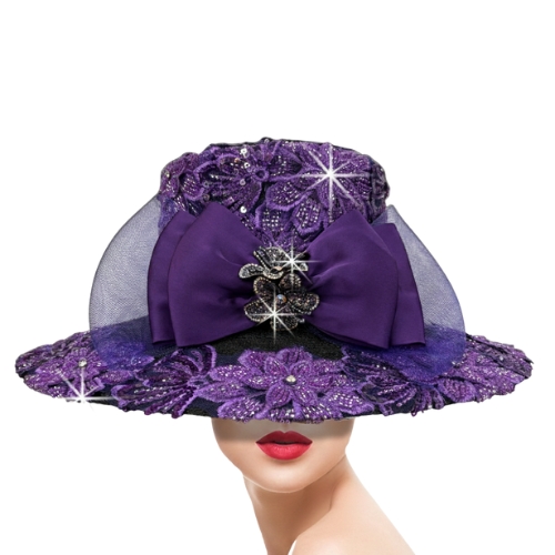 Church Hat 3237 MIKA-Purple
