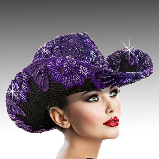 Hat SC3238 GIDDY UP-PUR