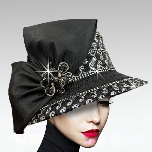 Church Hat 3310 BIJOUX-BLK