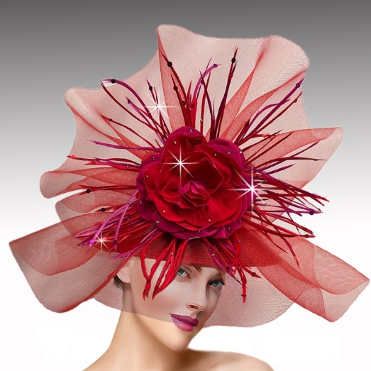 Church Hat 3395 ST. REGIS-RED