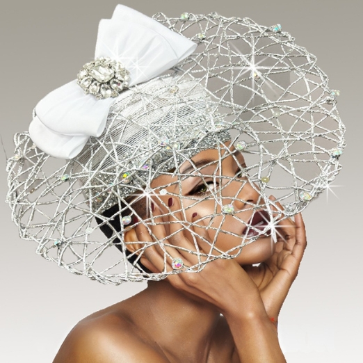 3396B BESSIE-White-Silver