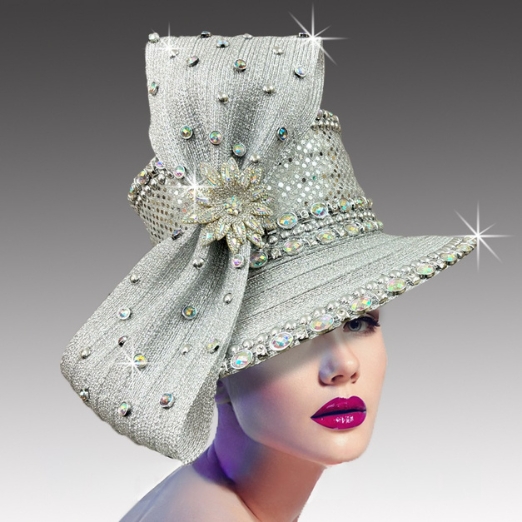 Church Hat 3397 CANTERBURY-SILVER
