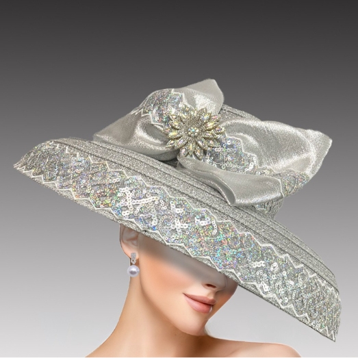 Church Hat 3405 AUDREY-SLIVER
