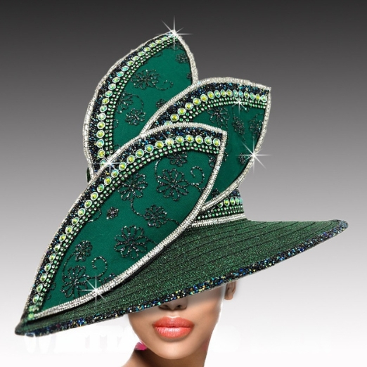 Church Hat 3410 BAD BUNNY-Emerald
