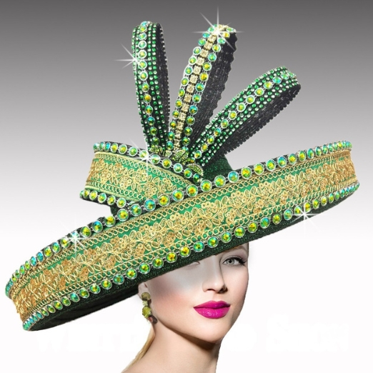 Church Hat 3412 CELESTIAL-Emerald