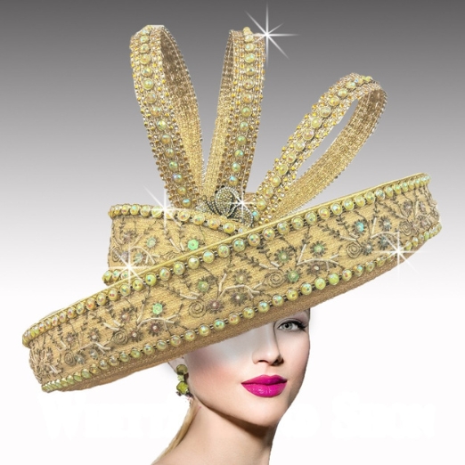 Church Hat 3412 CELESTIAL-GOLD