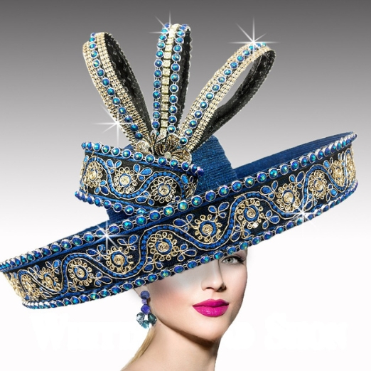 Church Hat 3412 CELESTIAL-ROYAL