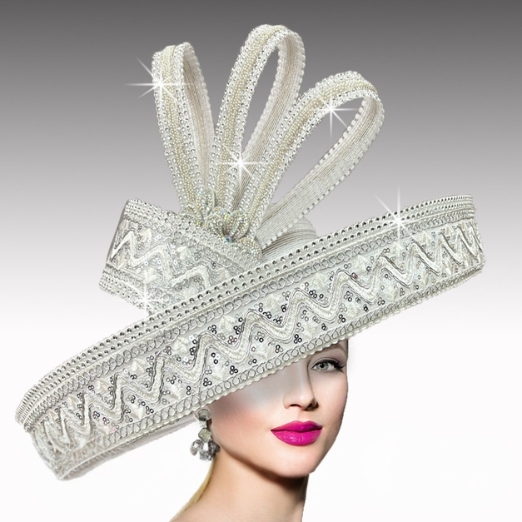 Church Hat 3412 CELESTIAL-WHITE