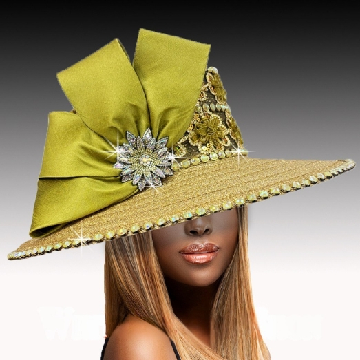 Church Hat 3417 SOLARA HAT-GOLD