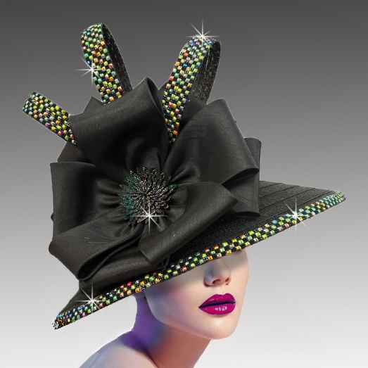 Church Hat 3418 SLICK-BLACK