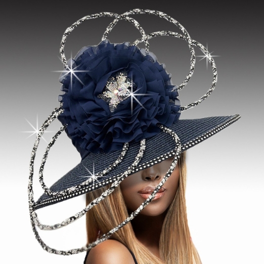 Church Hat 3419 HULA HOOP-NAVY