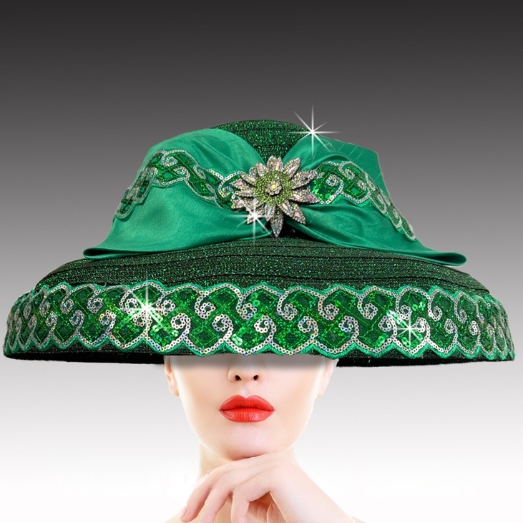Church Hat 3405 AUDREY-Emerald