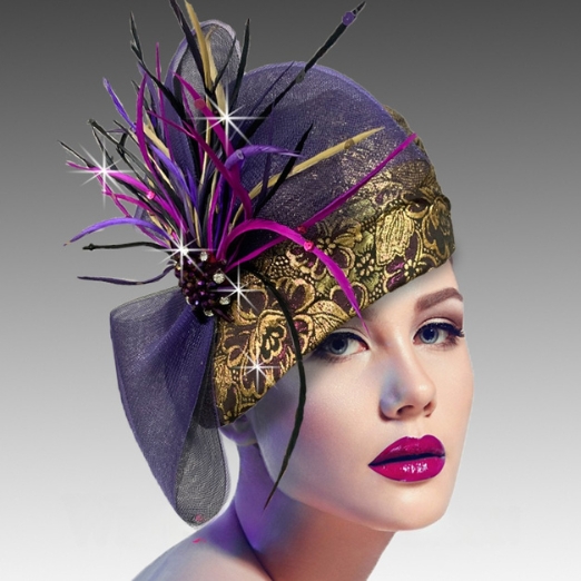 Church Hat 3420 ARABESQUE-PURPLE-PINK