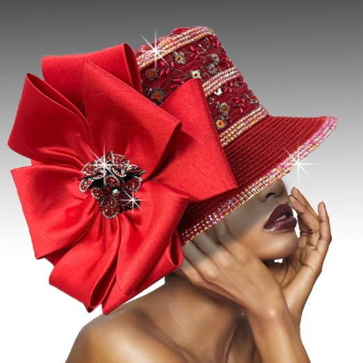 Church Hat 3425 FRUITCAKE-RED
