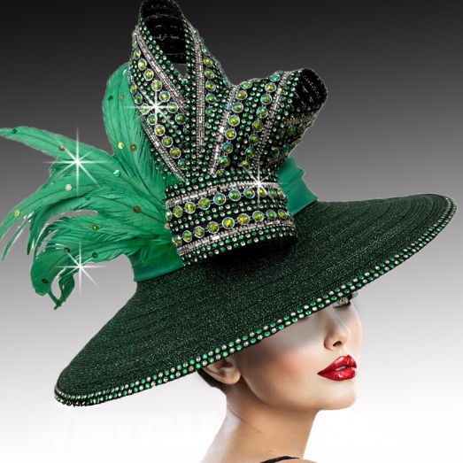 Church Hat 3432 IANODELL-Emerald