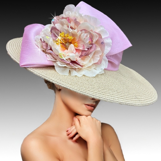 Church Hat 3469 SONATA-NAT-PINK
