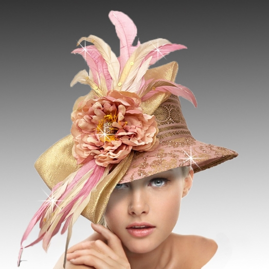 Church Hat 3493 FLORENCE-MAU-GOLD