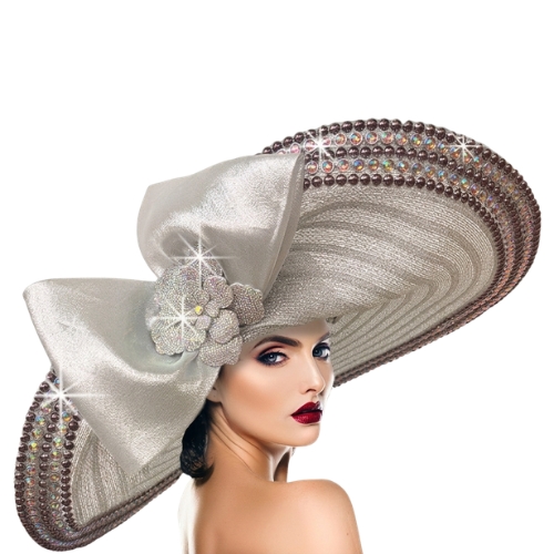 Church Hat 3511 PAIGE-SILVER