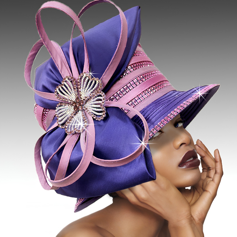 Church Hat 3534 MINOU Bucket-Violet