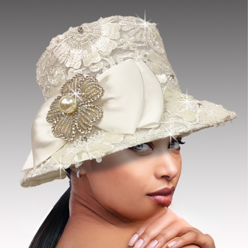 Church Hat 3535 Clements Bucket-WHITE