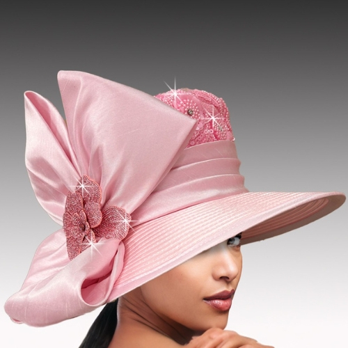 Church Hat 3536 KISMET Large Brim-PINK