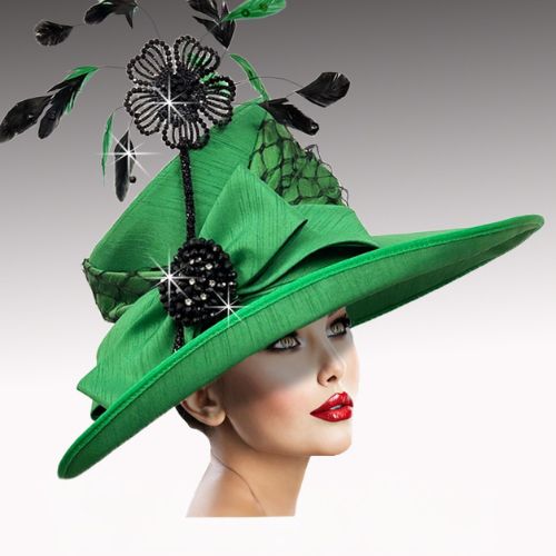 Church Hat 3544-Emerald (Orient Express)