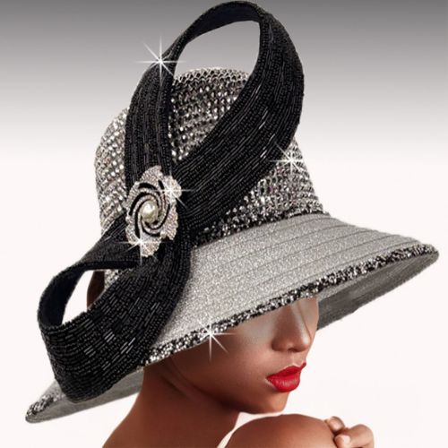 Church Hat FA3546-SILVER-BLACK (INFINITY LOOP HAT)