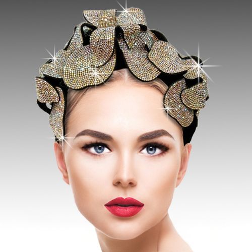 Church Hat FA3552-Gold AB  (OZ Headband)