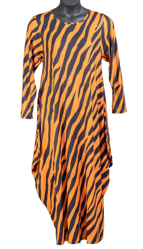 KaraChic CHH21071 ( 1pc Print Knit Maxi Dress )