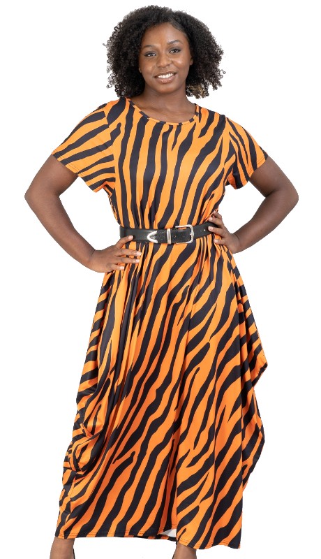 KaraChic CHH22017 ( 1pc Print Knit Maxi Dress )