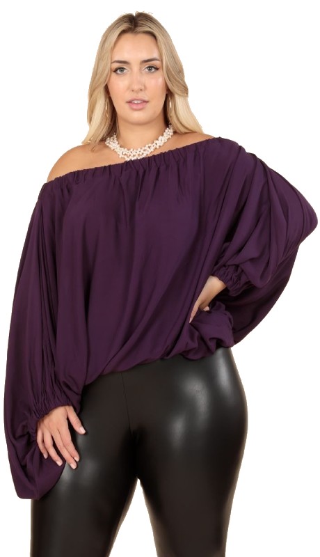 Karen T Designs 9117 ( 1pc Off Shoulder Oversized Top )