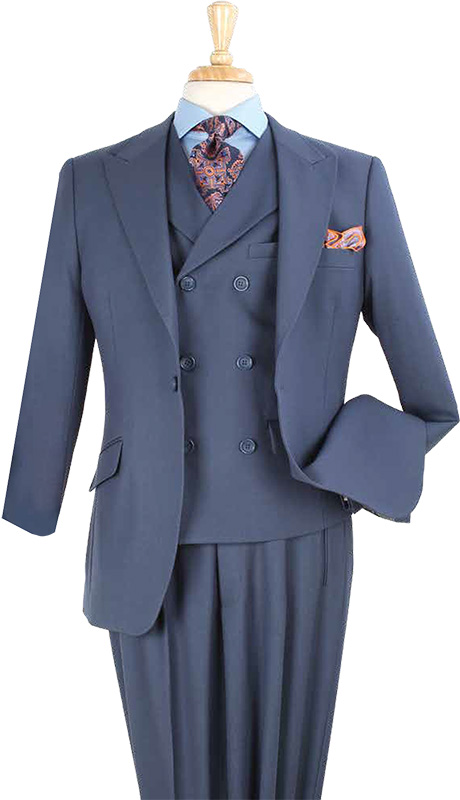 Iconic T-108-DBLU Mens Suit