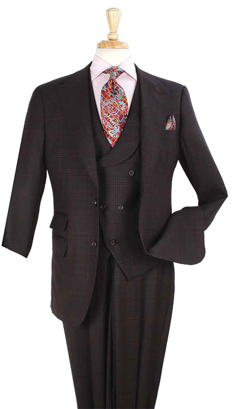 Iconic T-616-BRN Mens Suit
