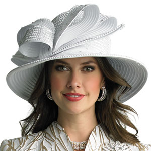 Lily and Taylor HAT H179-WHT